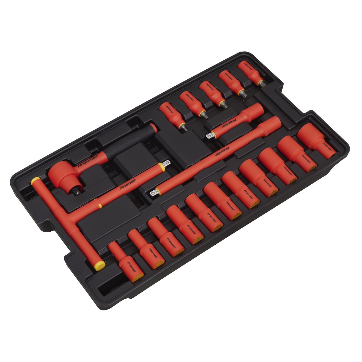 Sealey Premier 1000V Insulated Tool Kit 3/8"Sq Drive 50pc