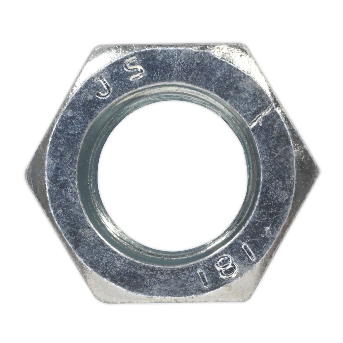 Sealey Steel Nut DIN 934 - M16 Zinc Pack of 25