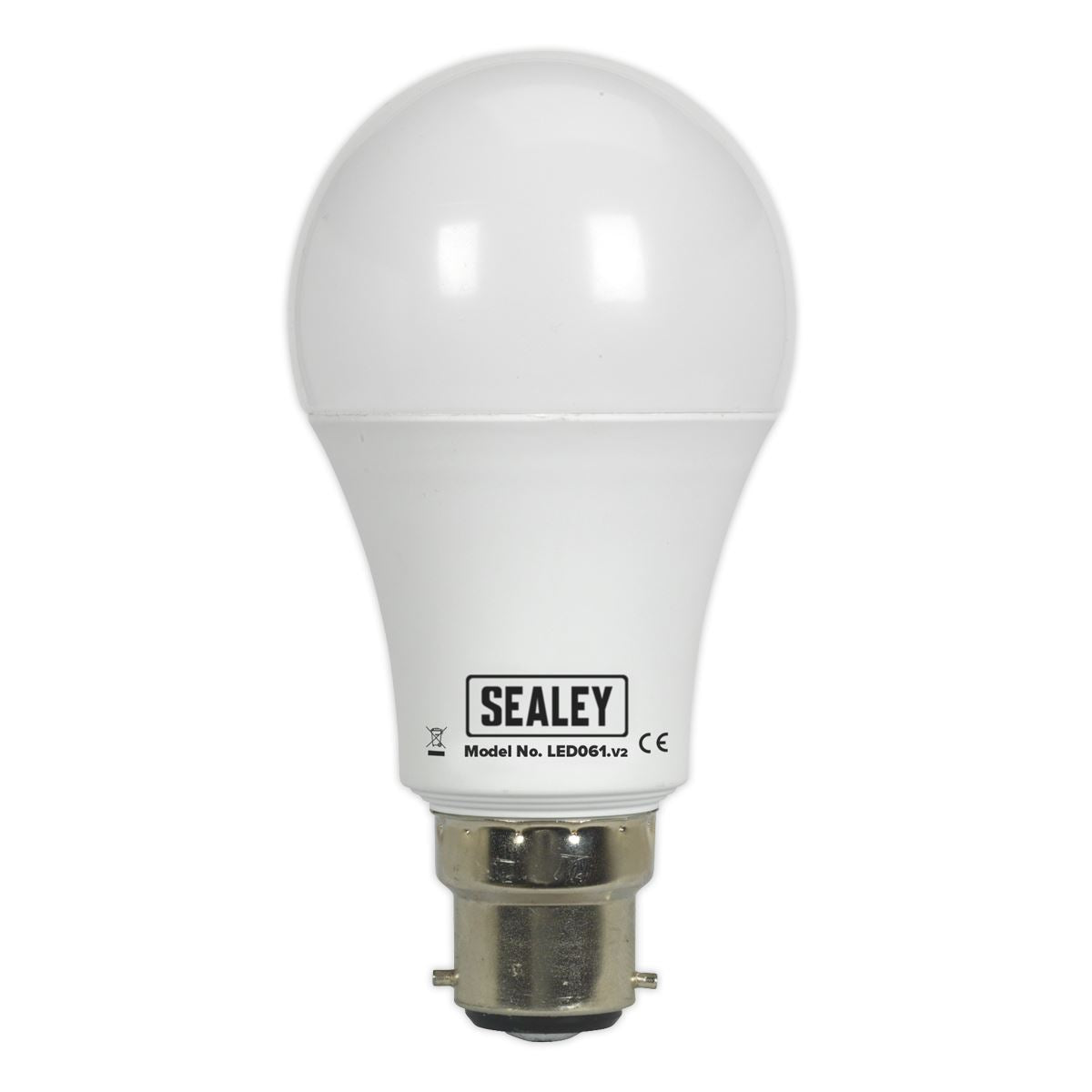 Sealey Bulb 9W/230V SMD LED 6500K B22 Bayonet Cap - White Light