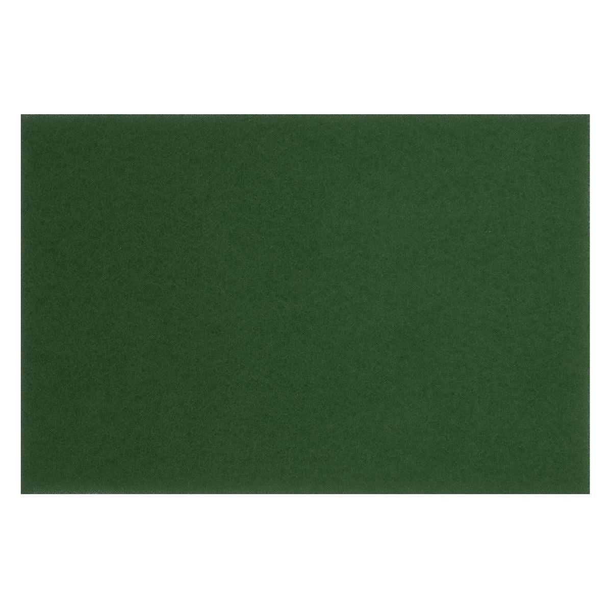 Worksafe by Sealey Green Scrubber Pads 12 x 18 x 1" - Pack of 5