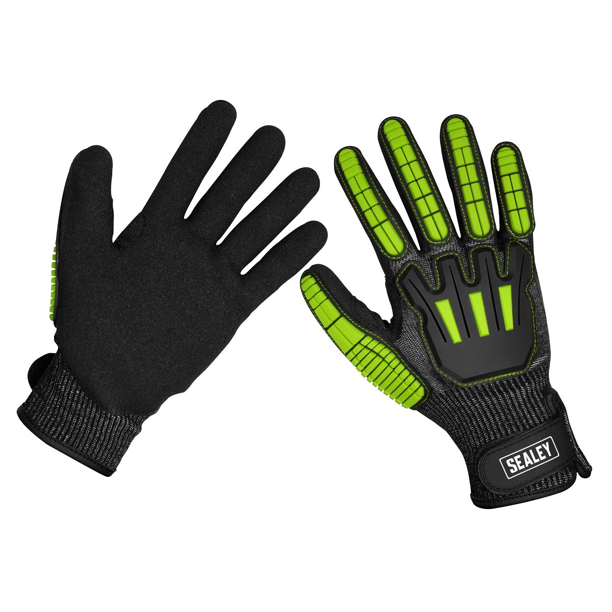 Sealey Cut & Impact Resistant Gloves - Large - Pair