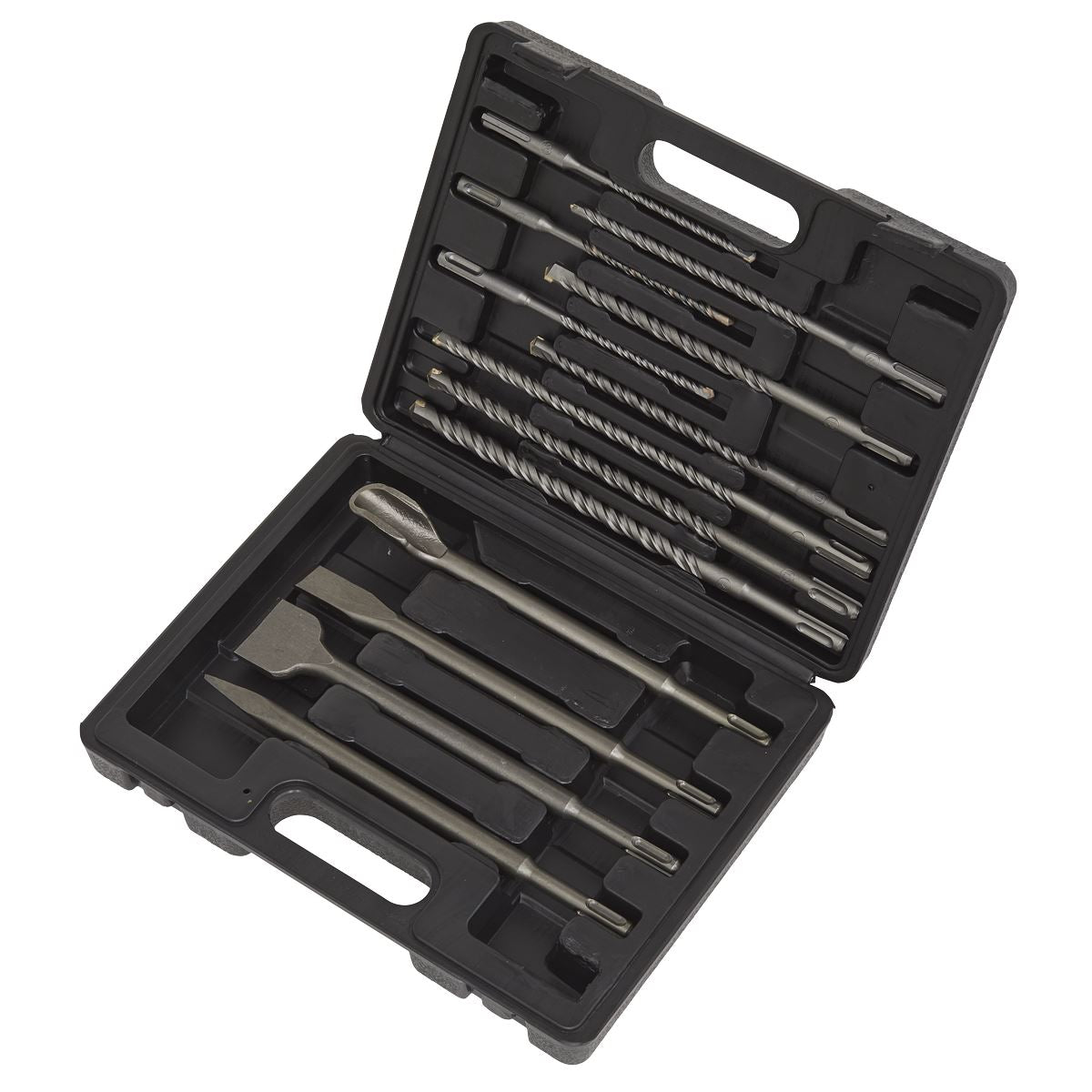 Worksafe by Sealey SDS Plus Drill Bit & Chisel Set 13pc