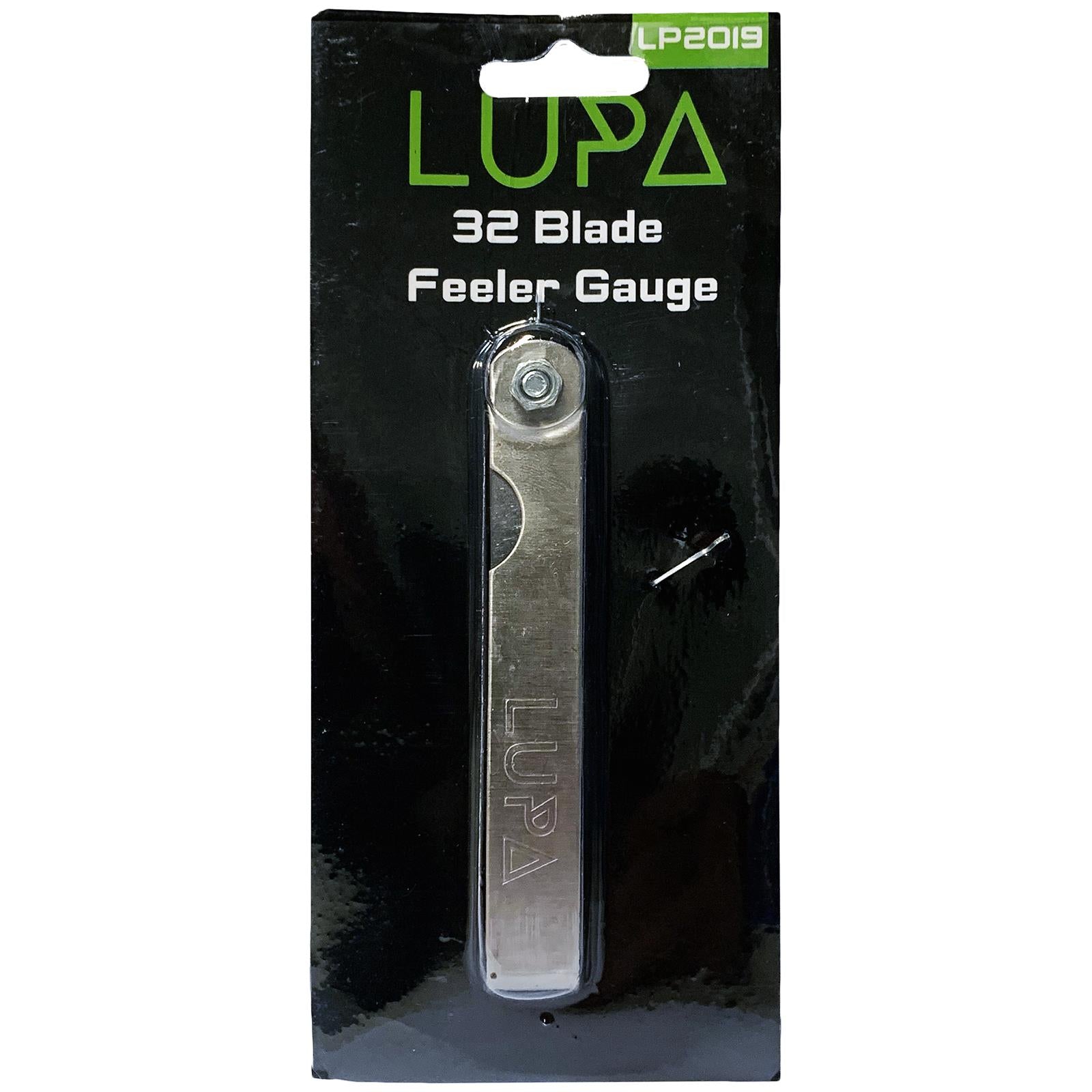 LUPA Feeler Gauge Dual Marked Metric and Imperial 32 Blade