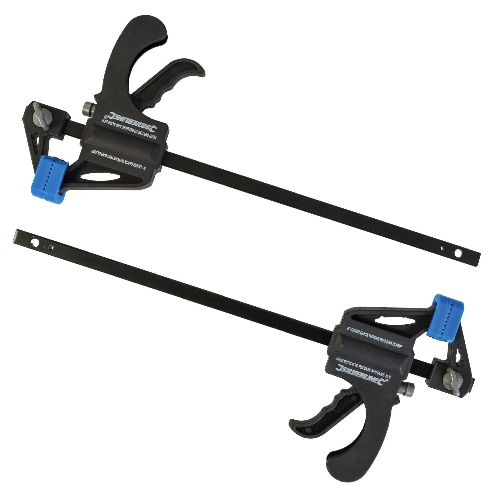 Silverline 2 Pack 150mm Mini Clamps