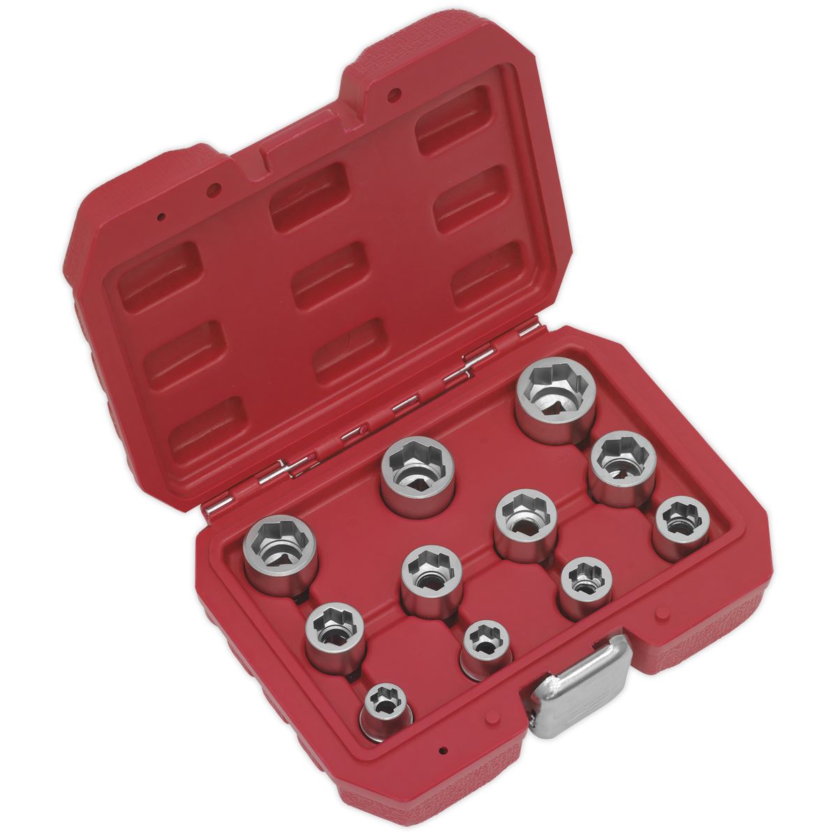 Sealey Premier Bolt Extractor Socket Set 11pc 3/8"Sq Drive Metric