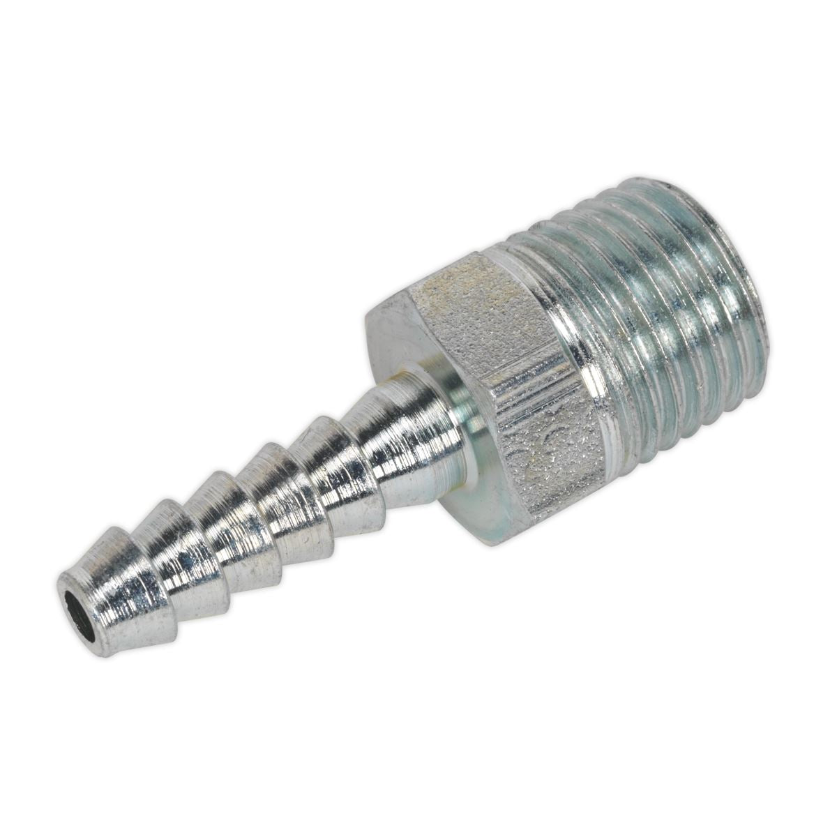 PCL Screwed Tailpiece Male 1/4"BSPT - 3/16" Hose Pack of 5