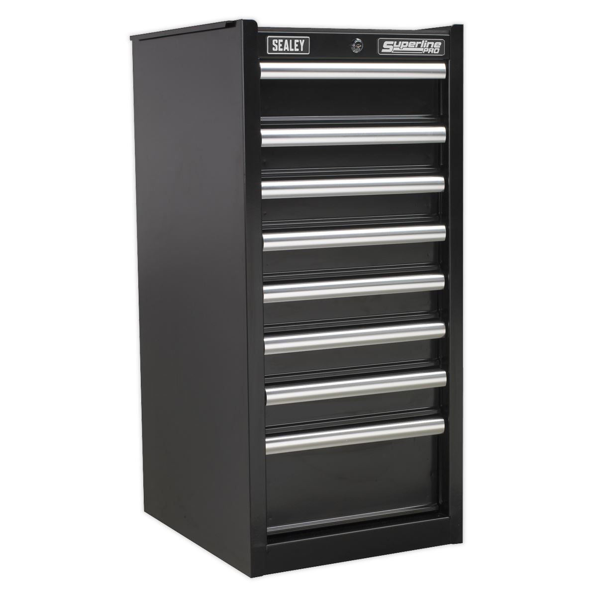 Sealey Superline Pro Hang-On Chest 8 Drawer with Ball-Bearing Slides - Black