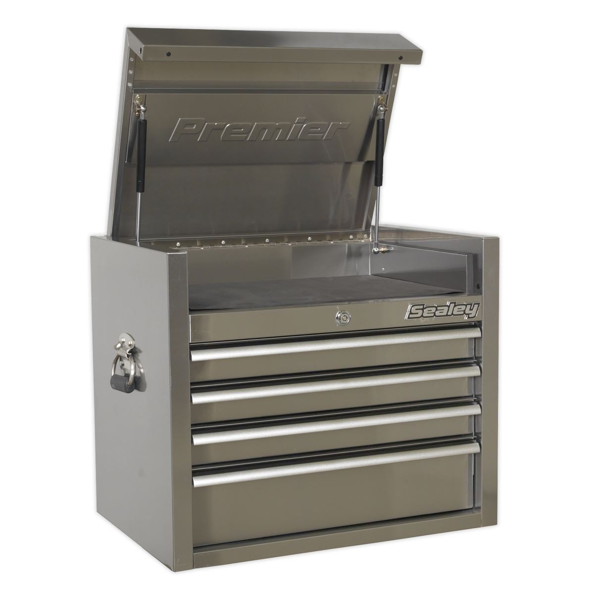 Sealey Premier Topchest 4 Drawer 675mm Stainless Steel Heavy-Duty
