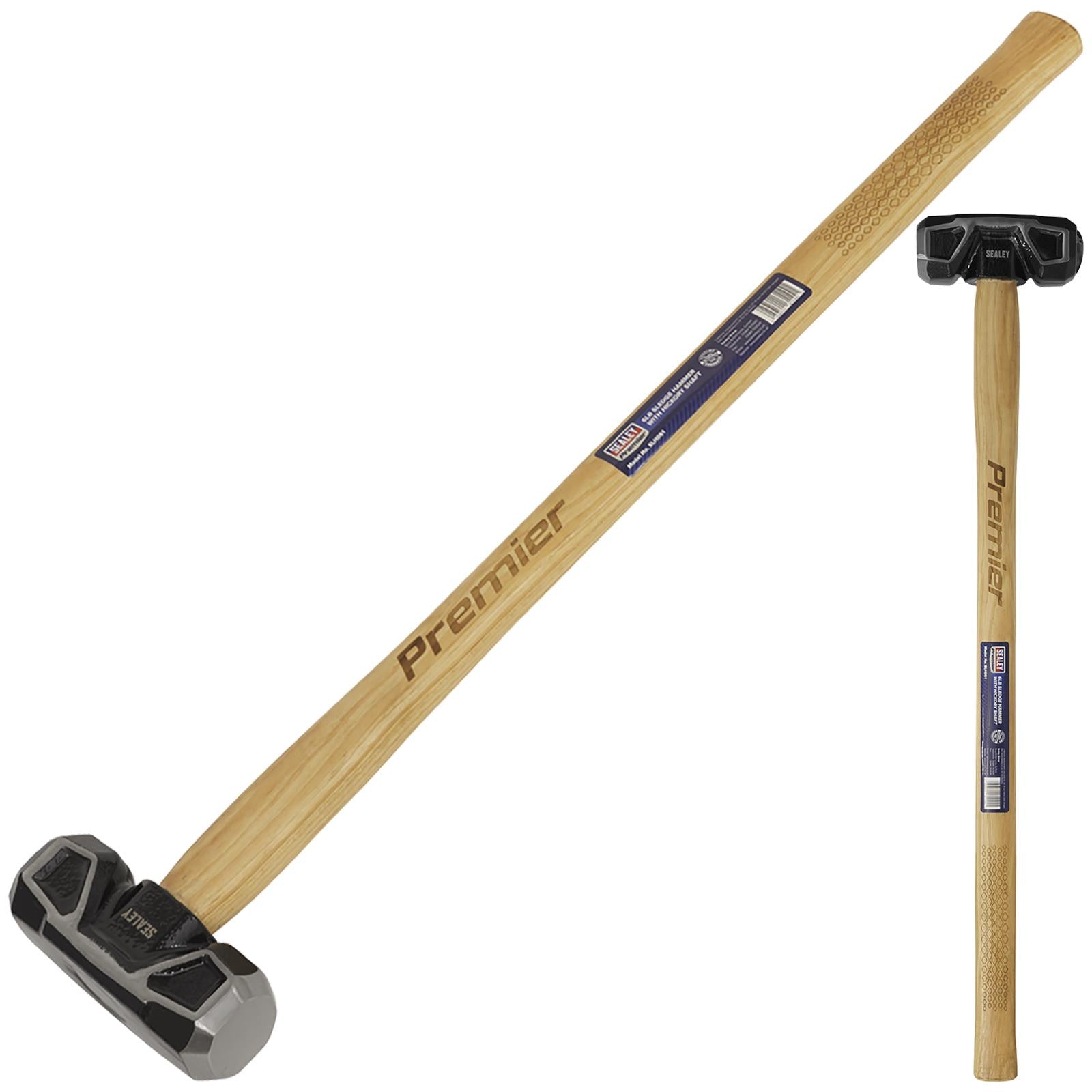 Sealey Sledge Hammer 6lb with Hickory Shaft Premier