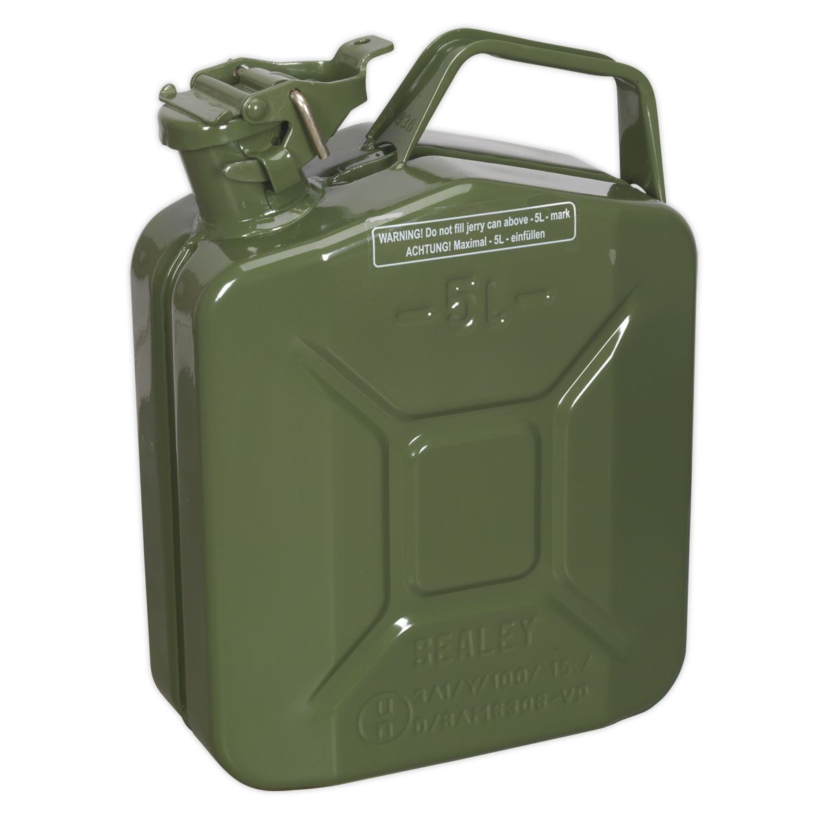 Sealey Jerry Can 5L - Green