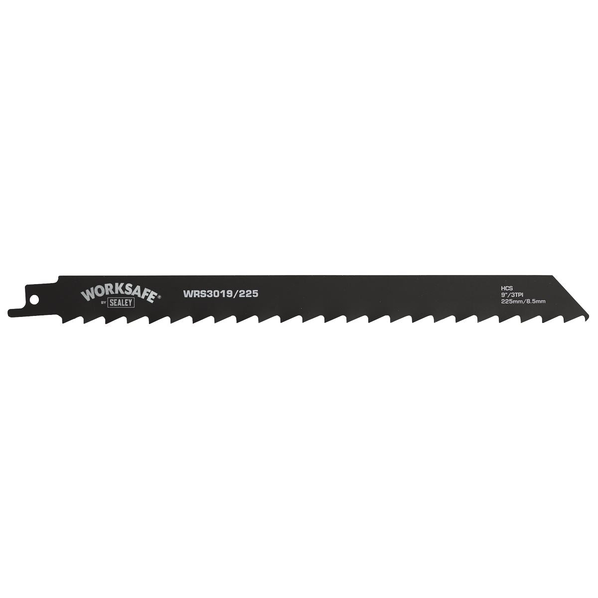Sealey Reciprocating Saw Blade Wood 225mm 3tpi - Pack of 5