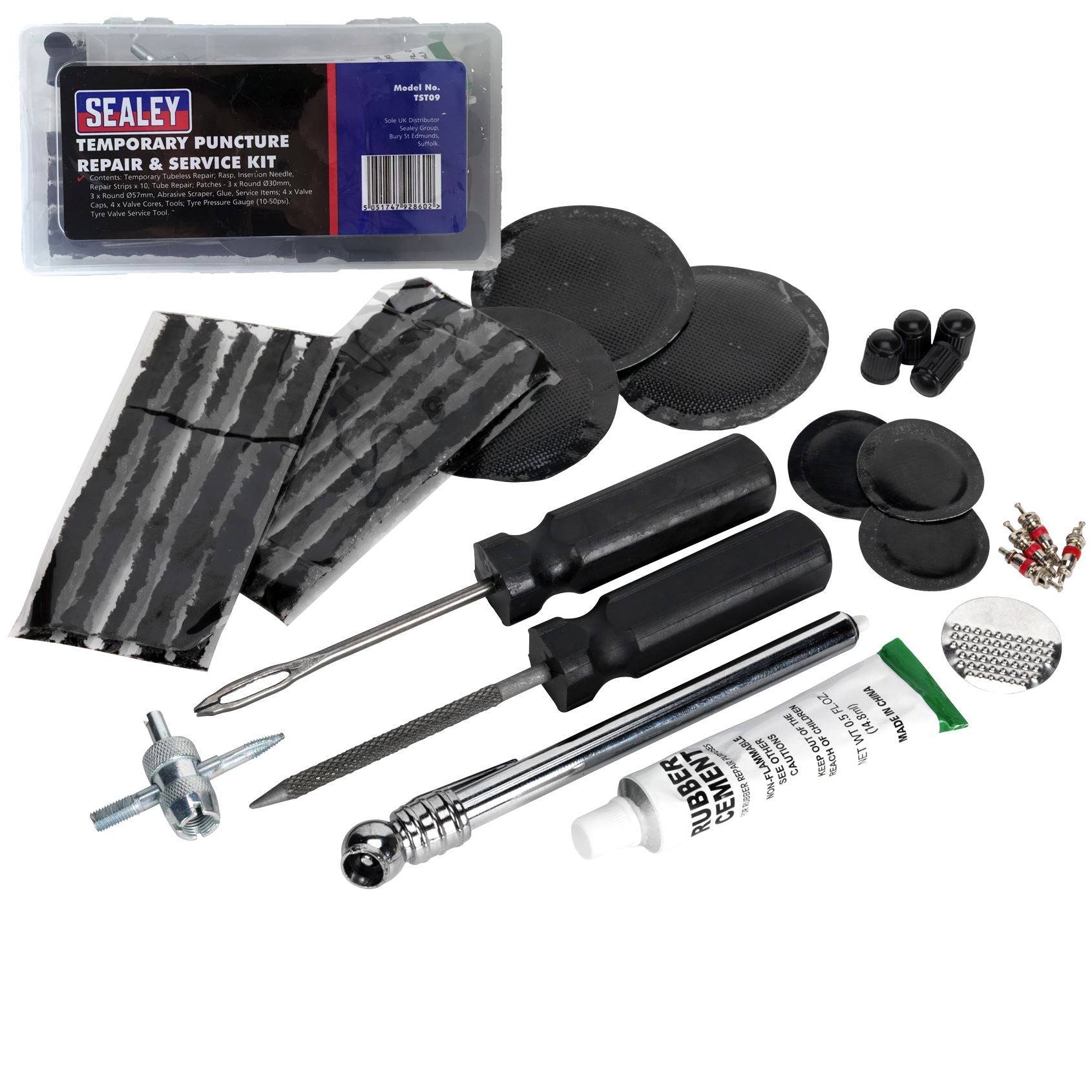 Sealey Temporary Puncture Repair & Service Kit