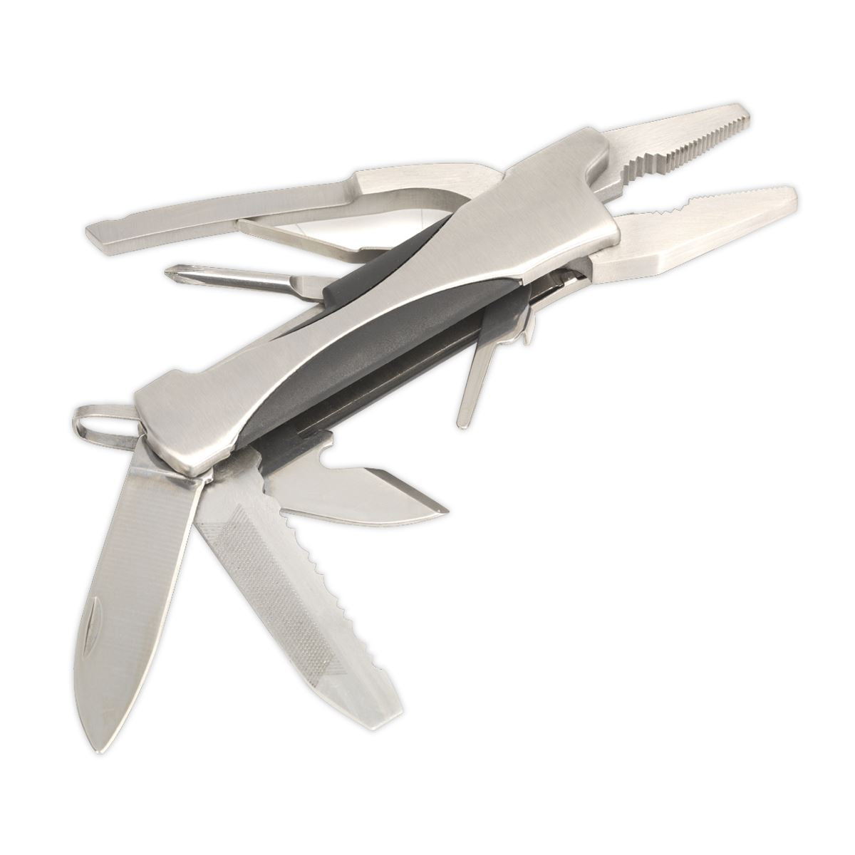 Sealey 10 Function Multi Tool Stainless Steel Lightweight Pocket