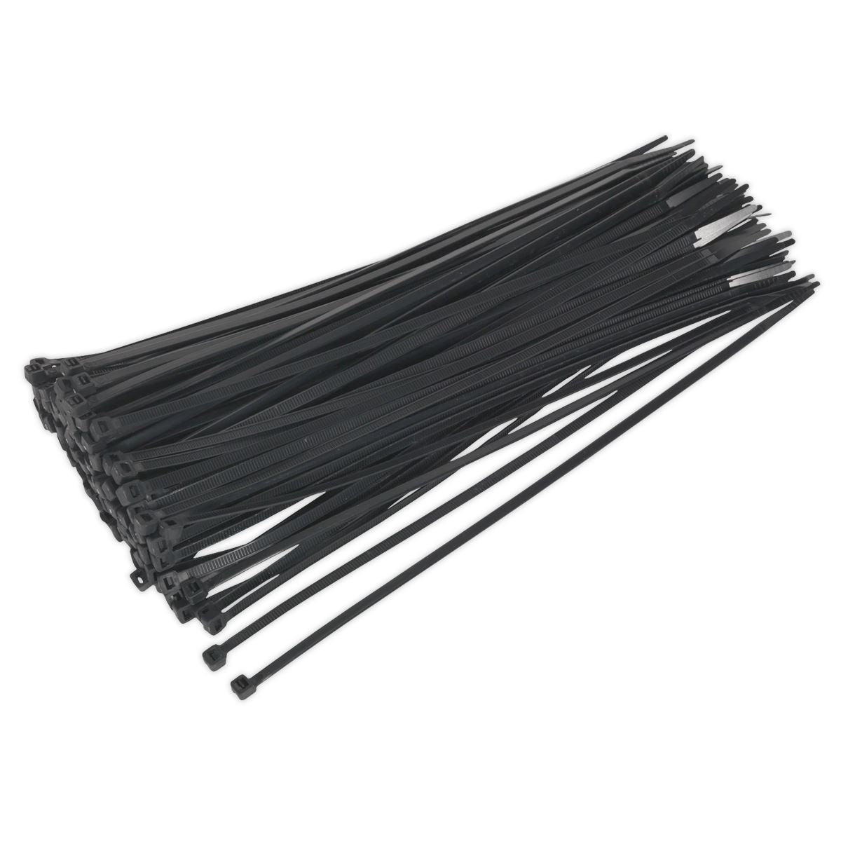 Sealey Pack of 100 Black Cable Tie 300mm x 4.8mm