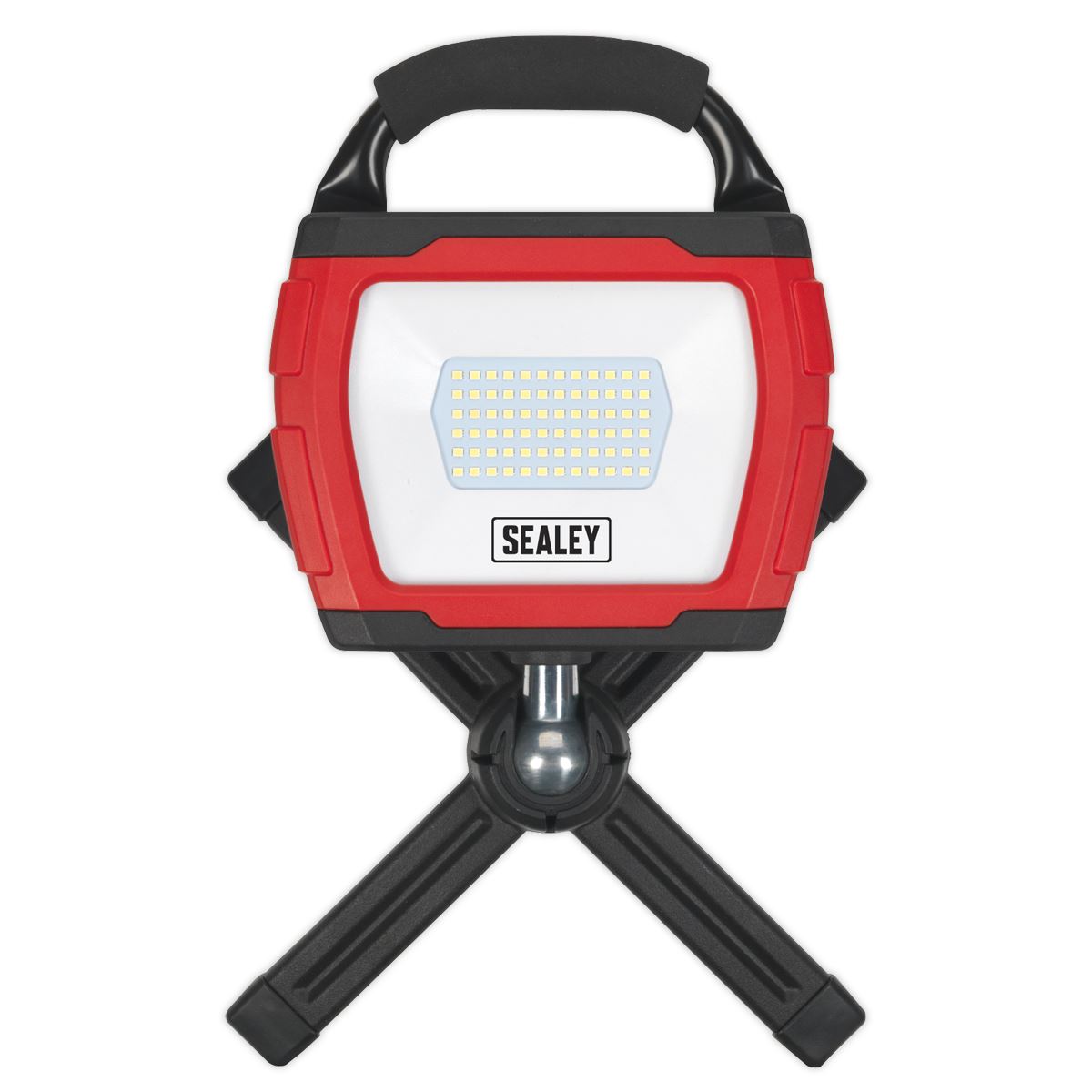 Sealey Rechargeable 360° Floodlight 36W SMD LED Portable Red Lithium-ion