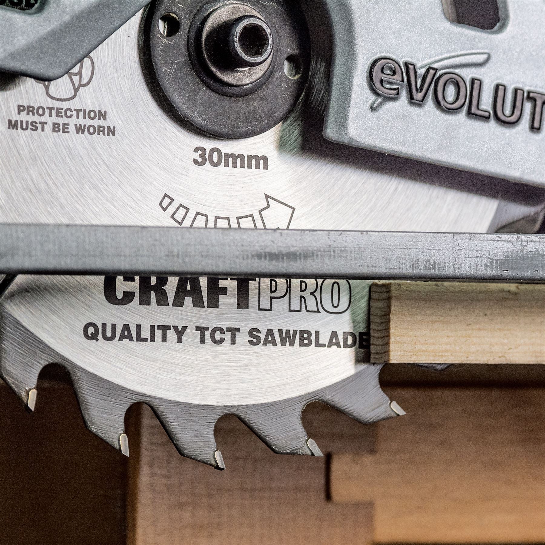 Trend Craft Pro 190mm Diameter 30mm Bore 24 Tooth Combination Cut Saw Blade For Hand Held Circular Saws. CSB/19024