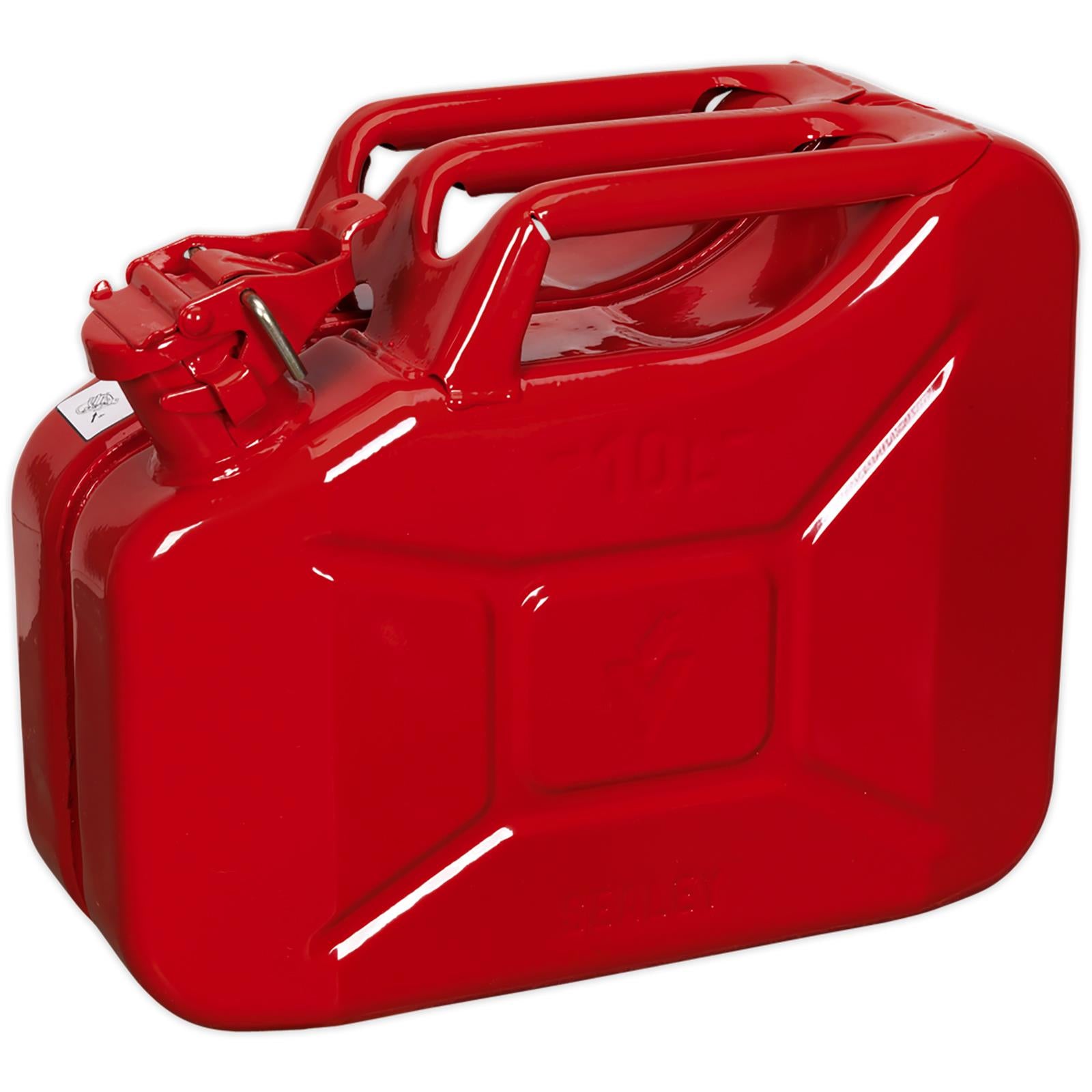 Sealey Jerry Can 10L Red Fuel Tank