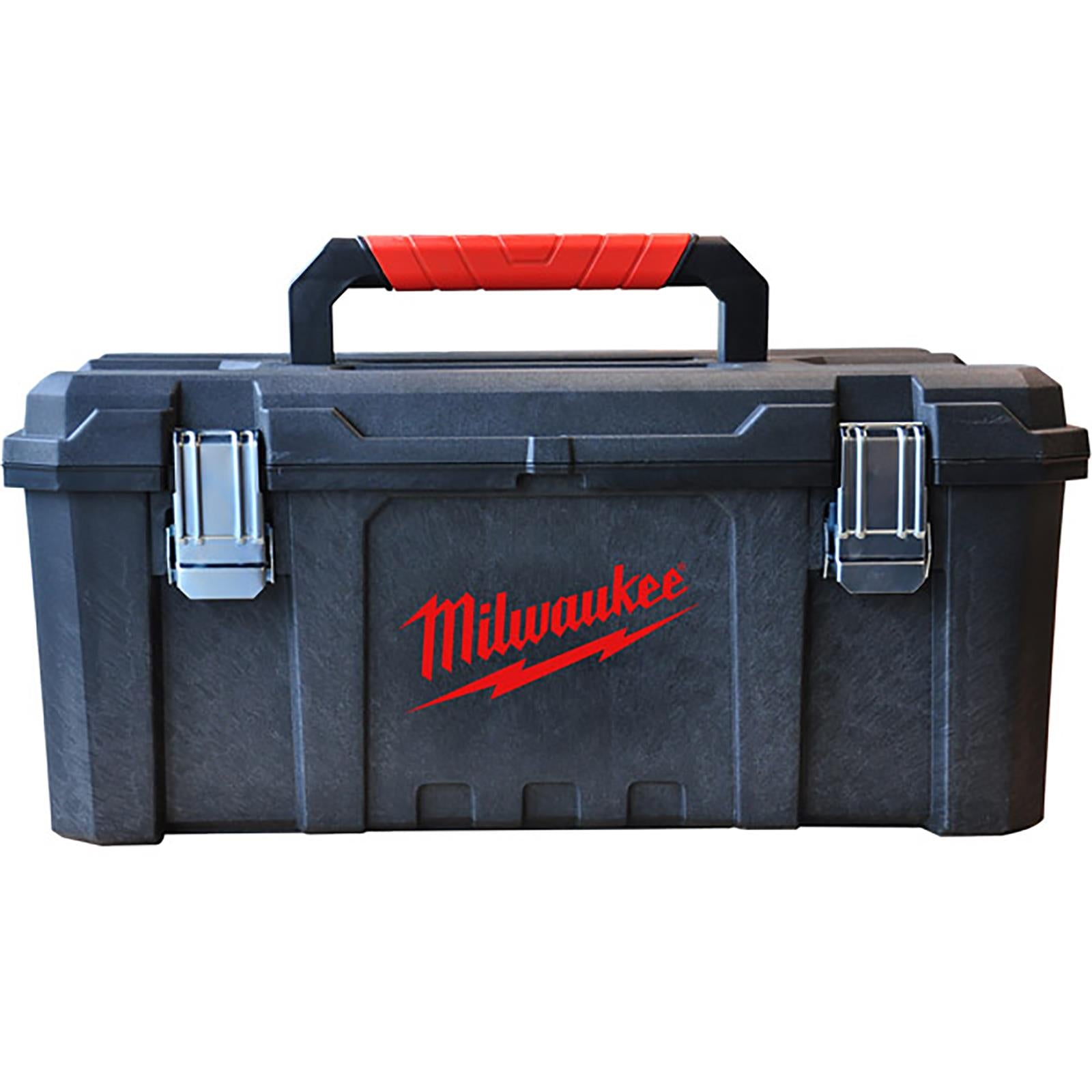 Milwaukee Site Toolbox Heavy Duty 21in Metal Latches and Internal Tote Tray