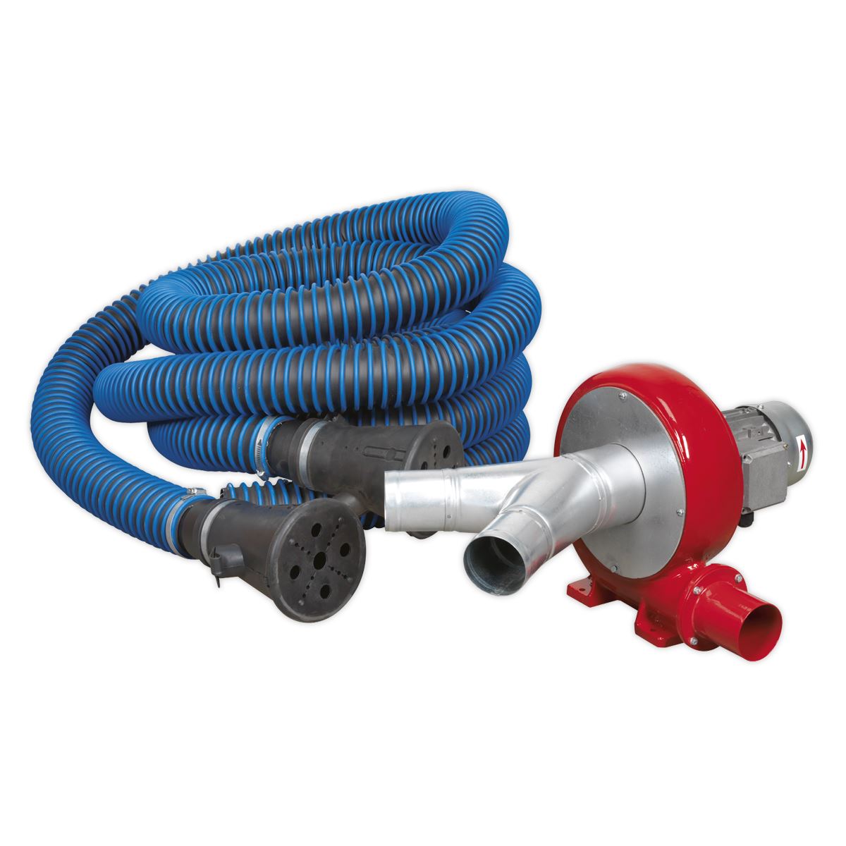 Sealey Exhaust Fume Extraction System 230V - 370W - Twin Duct