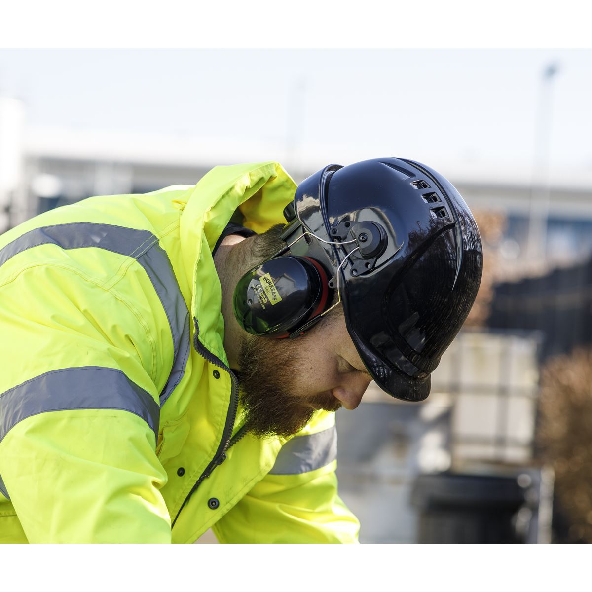 Worksafe by Sealey Deluxe Clip-On Ear Defenders