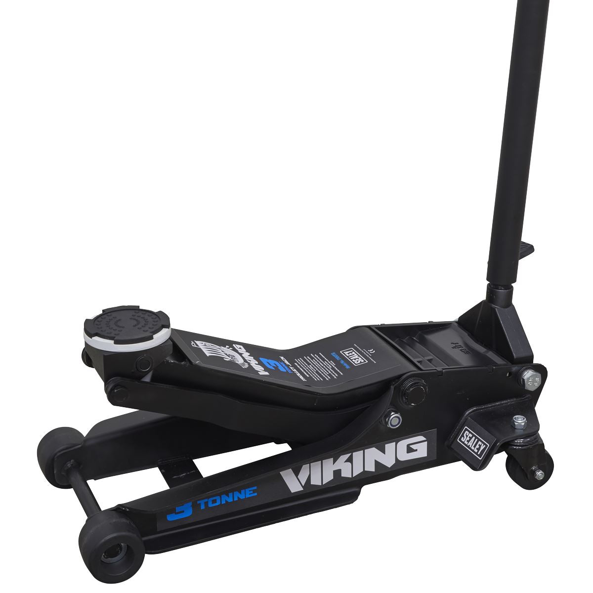 Sealey Viking 3 Tonne Low Entry Trolley Jack with Rocket Lift