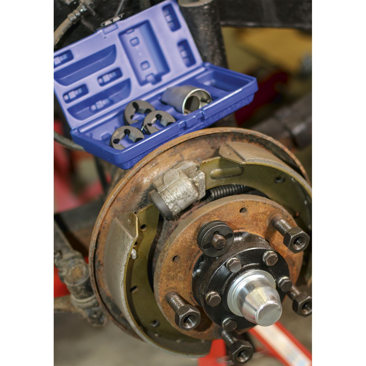 Sealey Wheel Bolt Thread Restorer Kit Damaged Commercial Reverse Action