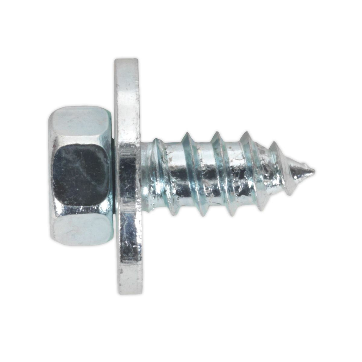 Sealey Acme Screw with Captive Washer #12 x 1/2" Zinc Pack of 50