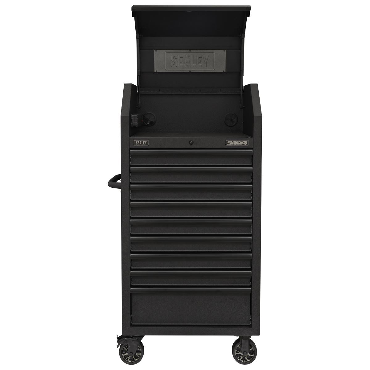 Sealey Superline Pro Tower Cabinet 9 Drawer 690mm with Soft Close Drawers & Power Strip
