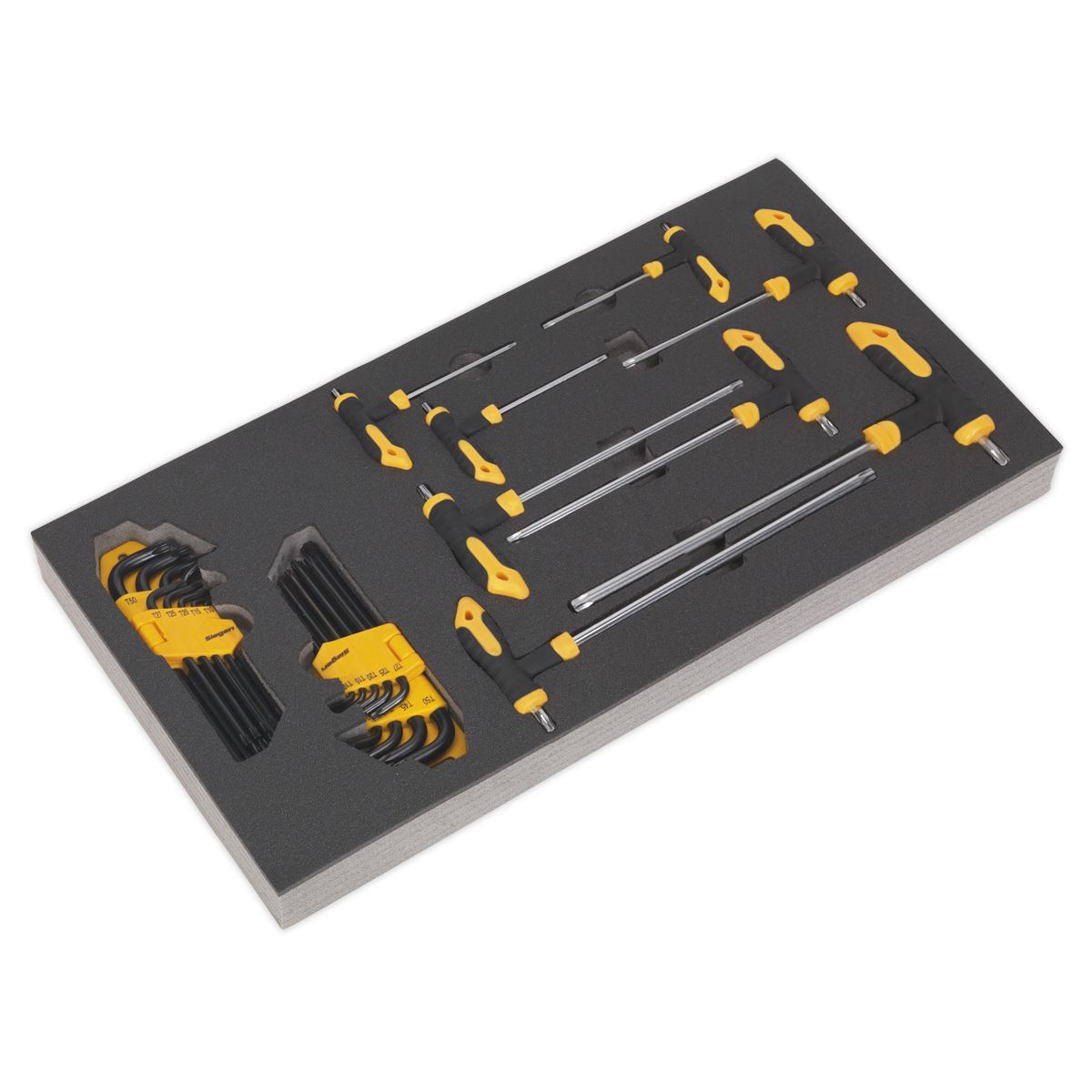 Siegen 26 Piece Tool Tray With T-Handle & Standard TRX-Star Key Sets