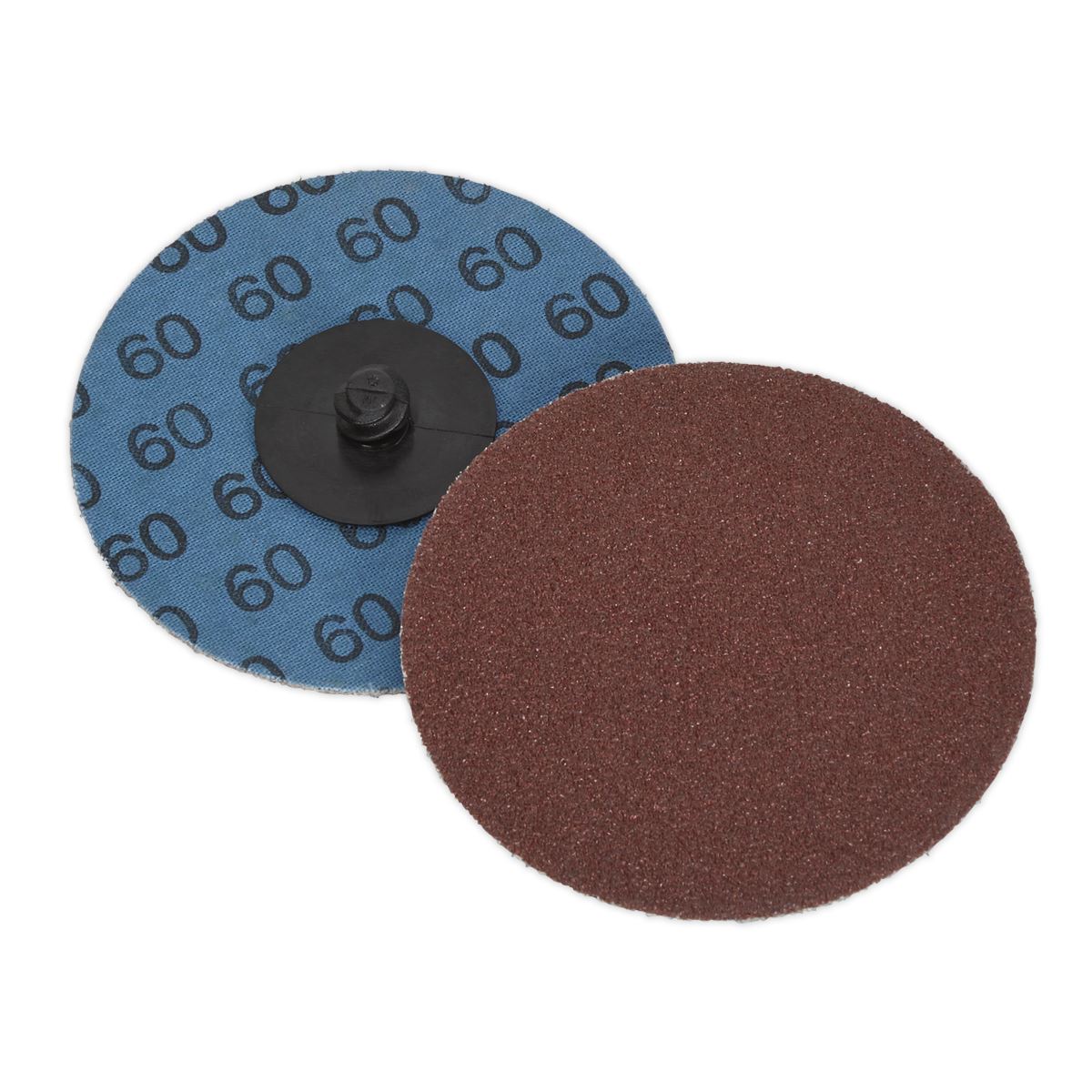 Sealey Quick-Change Sanding Disc Ø75mm 60Grit Pack of 10