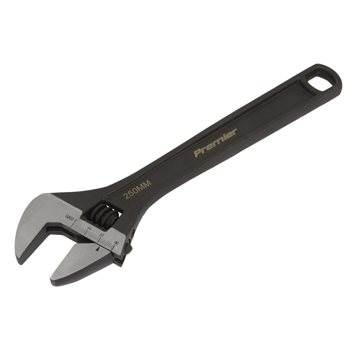 Sealey Premier Adjustable Wrench 250mm Jaw Capacity 27mm