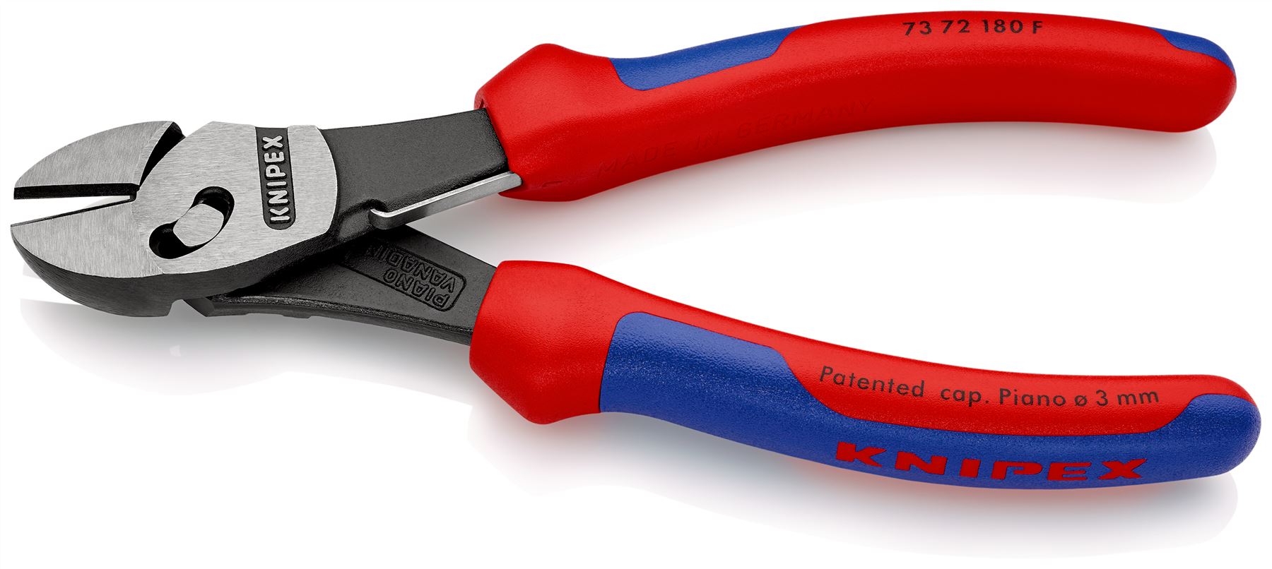Knipex TwinForce High Performance Diagonal Cutters Cutting Pliers 180mm Opening Spring 73 72 180 F