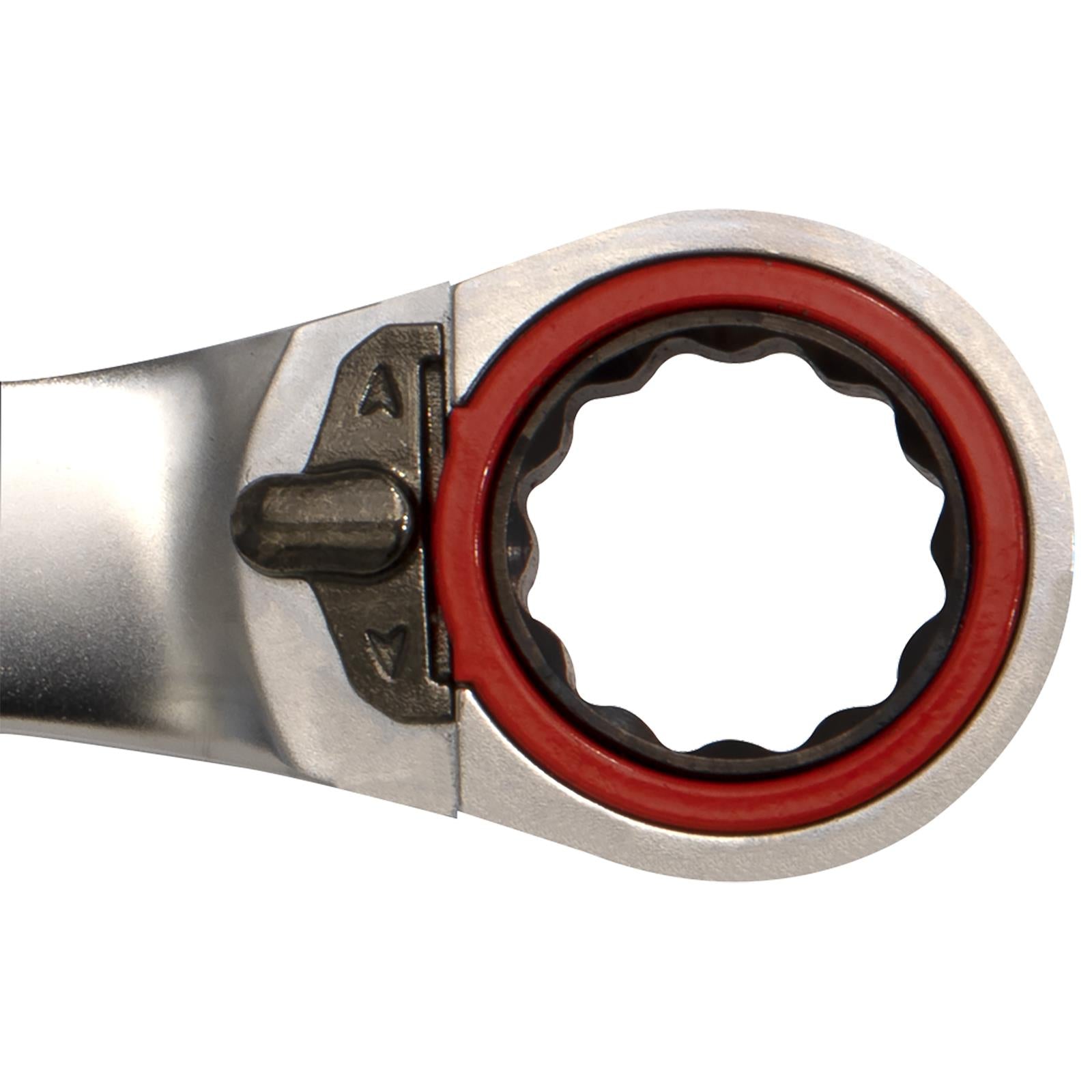 Sealey Reversible Ratchet Combination Spanner Set 7 Piece 8-19mm 100 Tooth Premier