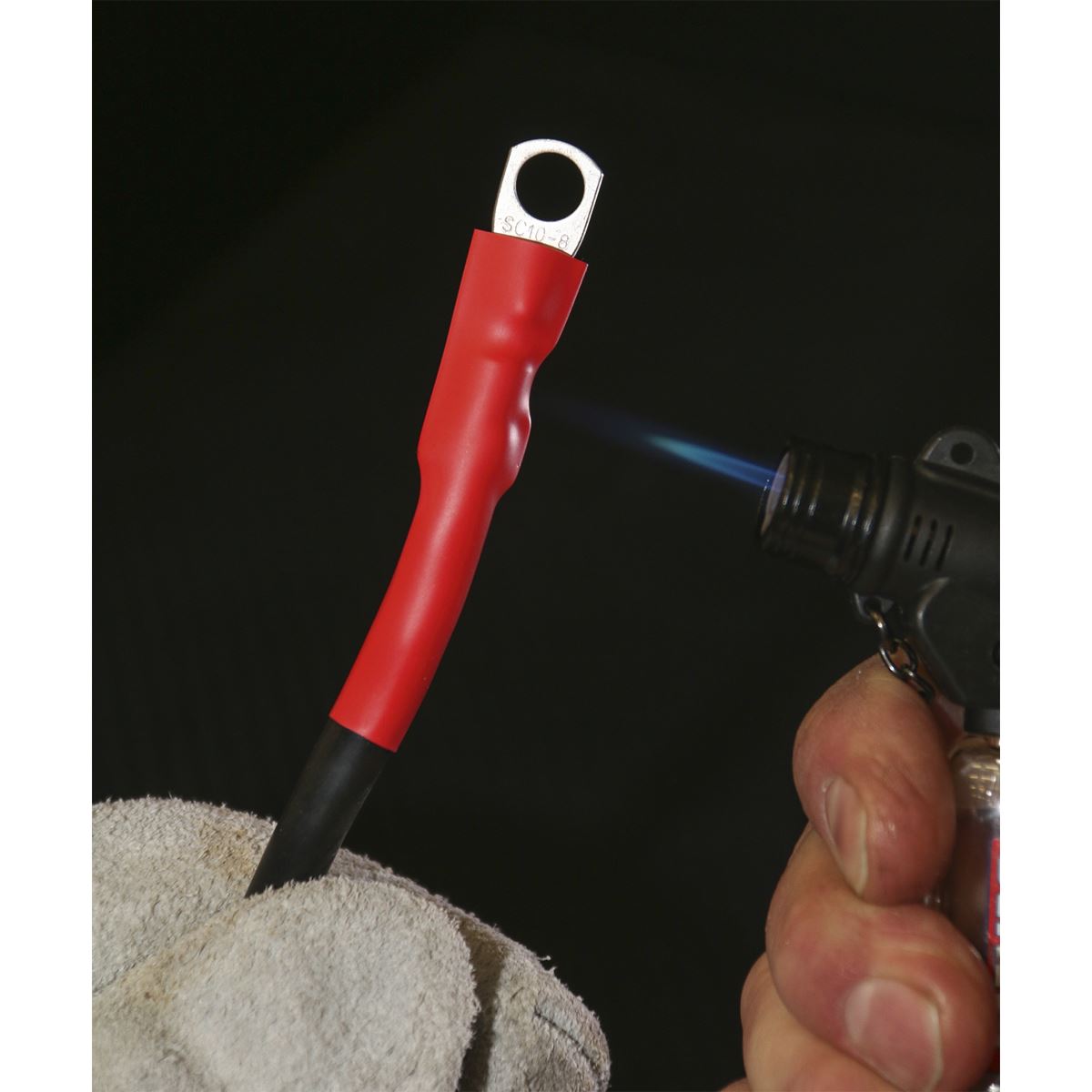 Sealey Black and Red Heat Shrink Tubing on a Roll