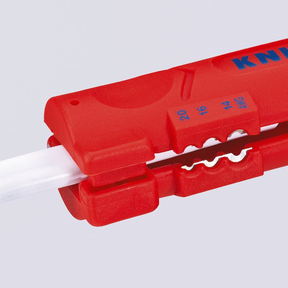 Knipex Stripping Tool for Flat and Round Cable 125mm Dismantling Tool for Data Cable 16 64 125 SB