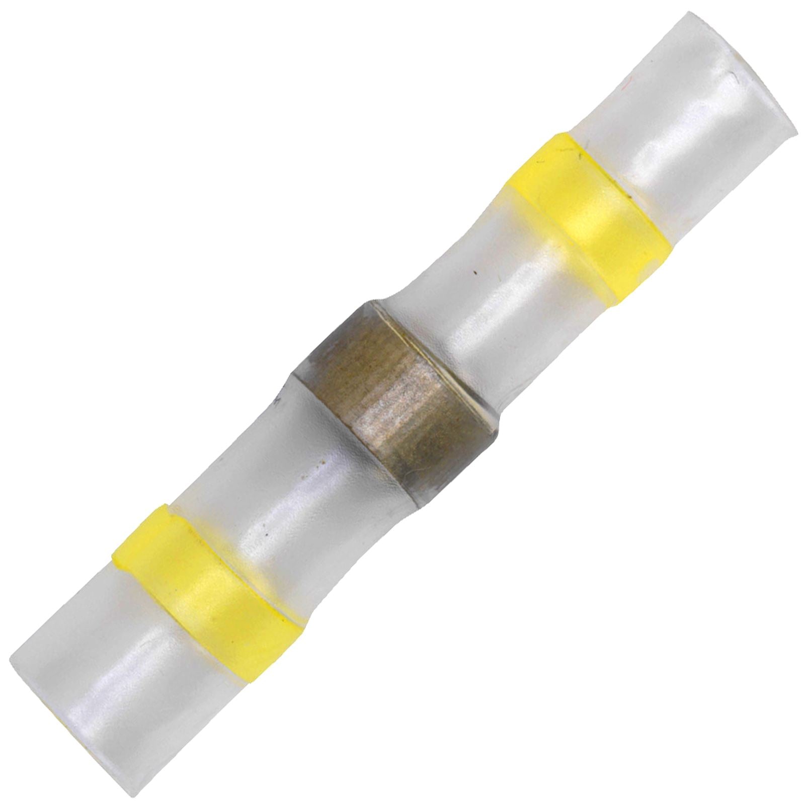 Sealey 25 Pack 12-10 AWG Yellow Heat Shrink Solder Butt Connector Terminal