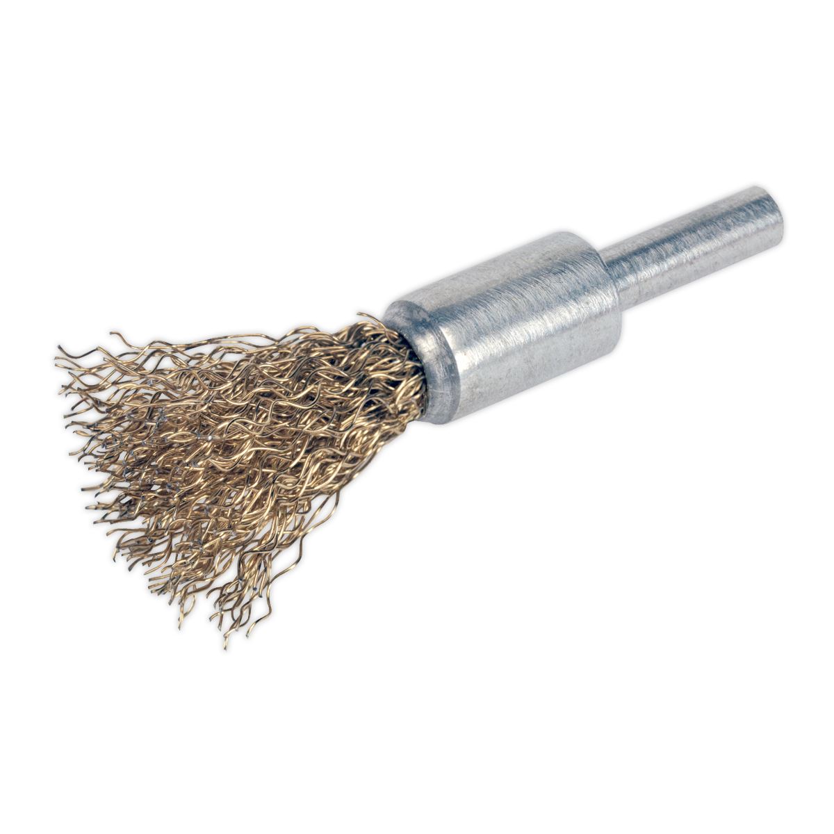 Sealey Flat Top Crimped Wire Decarbonising Brush 13mm