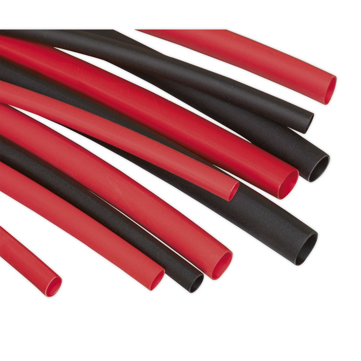 Sealey Heat Shrink Tubing Assortment 180pc 50 & 100mm Black & Red