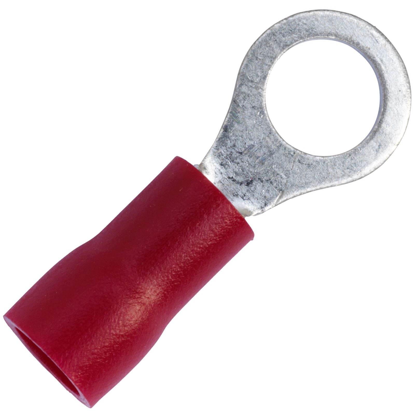 Sealey 100 Pack 5.3mm (2BA) Red Easy Entry Ring Terminal