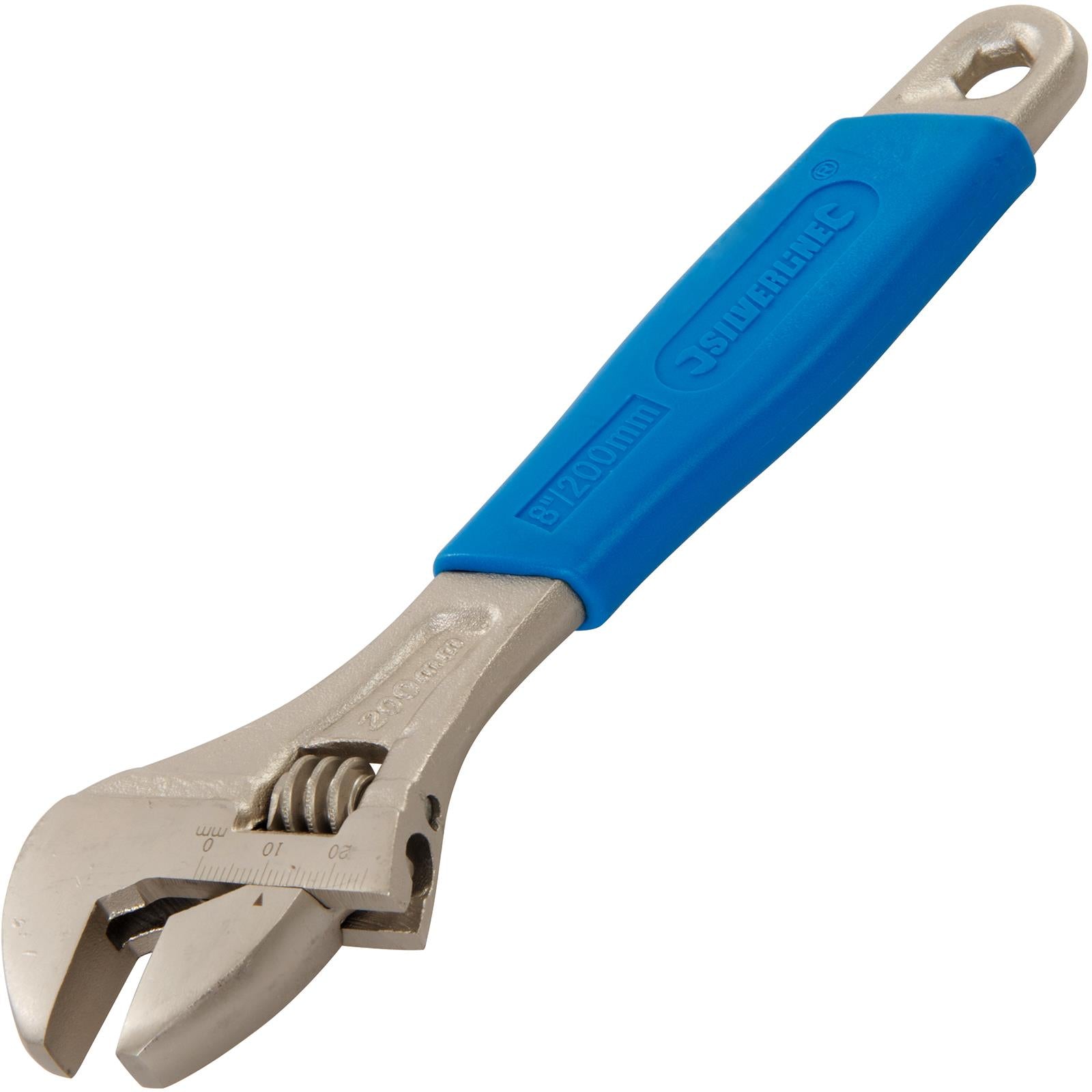 Silverline Soft Grip Adjustable Wrench 150, 200, 250 Or 300mm