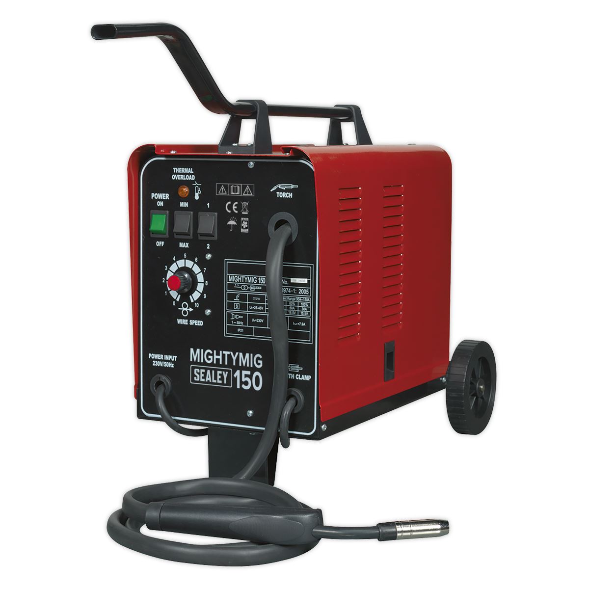 Sealey Professional Gas/No-Gas MIG Welder 150A 230V