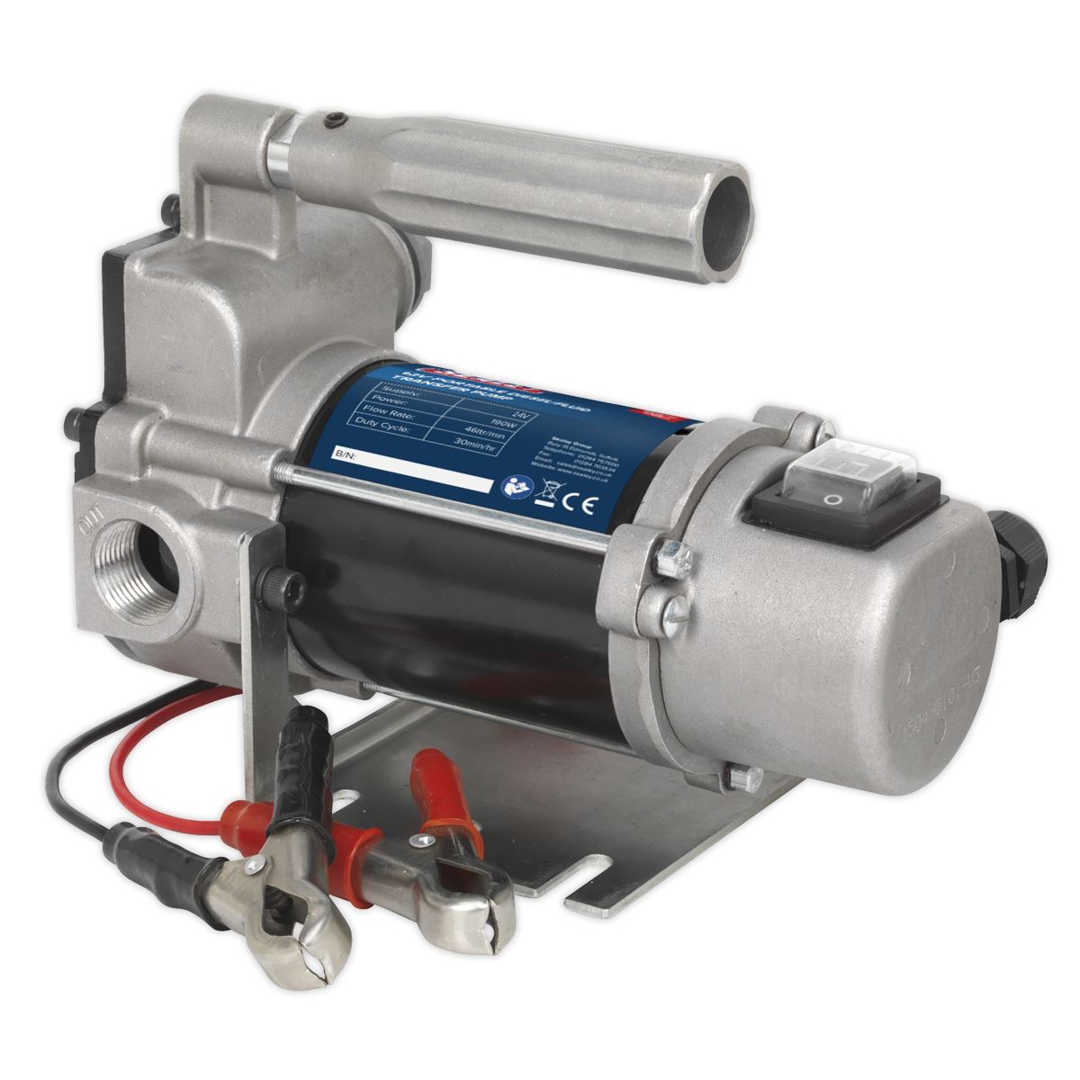 Sealey Diesel/Fluid Transfer Pump Portable 24V