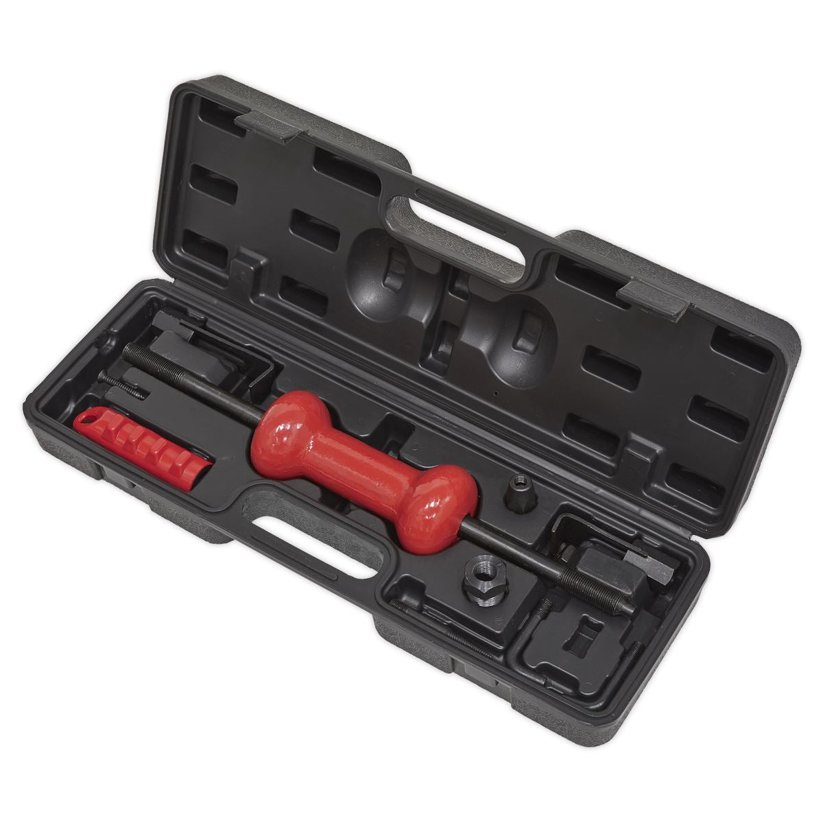 Sealey Slide Hammer Kit Carry Case Hooks Adaptor Screws Dent Panel Puller 9pc