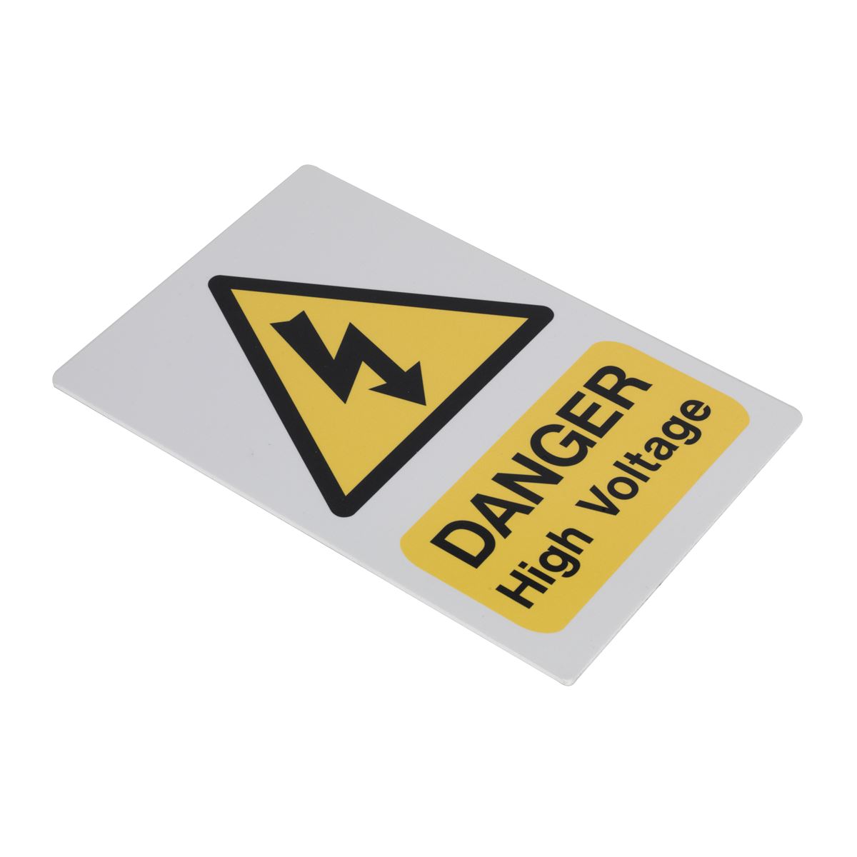 Sealey High Voltage Warning Sign 200 x 300mm