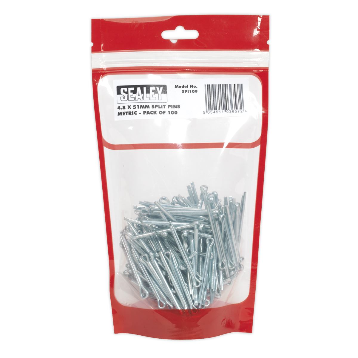 Sealey Split Pin 4.8 x 51mm Pack of 100