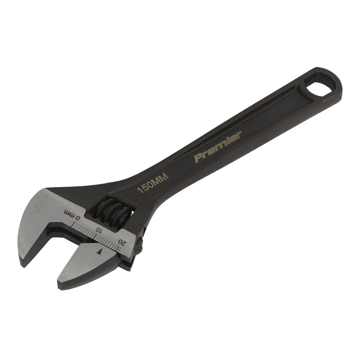 Sealey Premier Adjustable Wrench 150mm Jaw Capacity 19mm