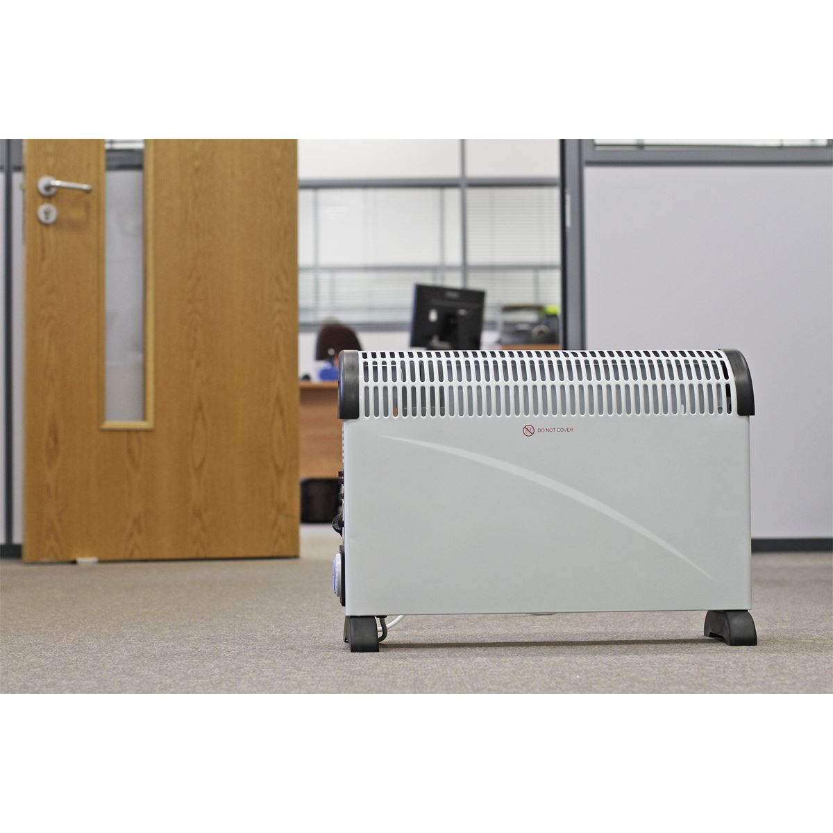 Sealey Convector Heater 2000W/230V with Turbo, Timer & Thermostat
