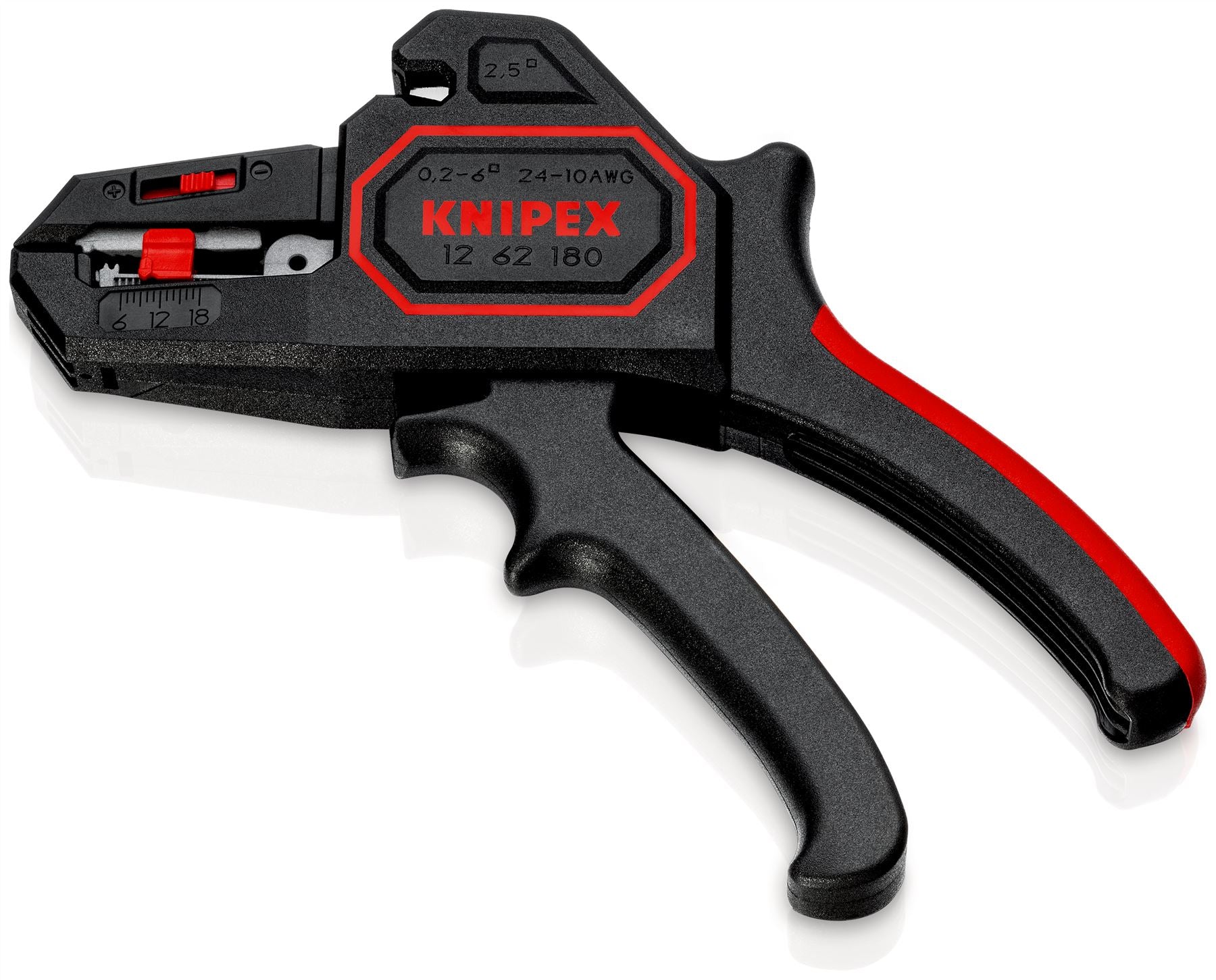 Knipex Automatic Insulation Wire Stripper 180mm Self Adjusting 12 62 180
