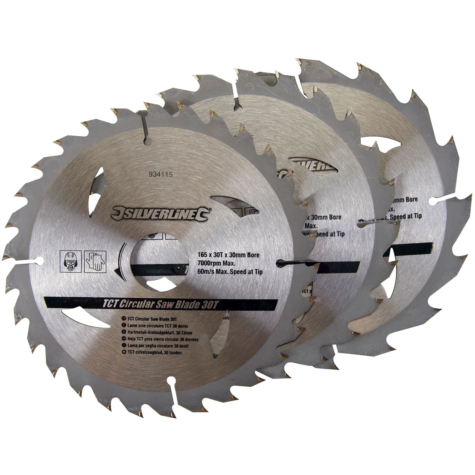 Silverline TCT Circular Saw Blades 135-250mm