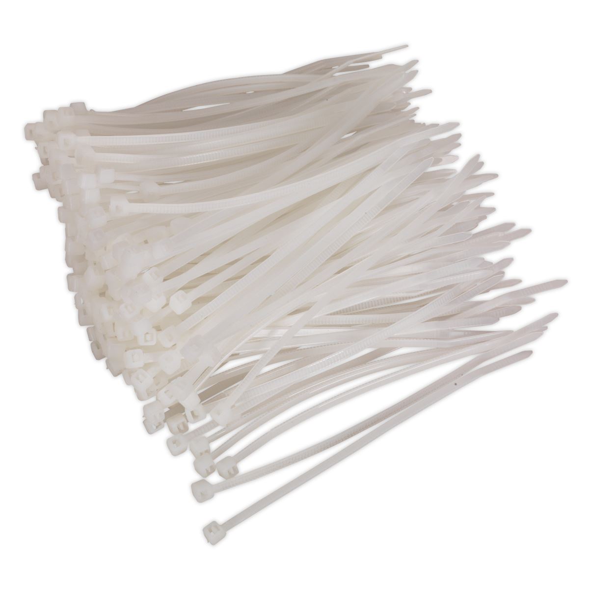 Sealey Cable Tie 100 x 2.5mm White Pack of 200